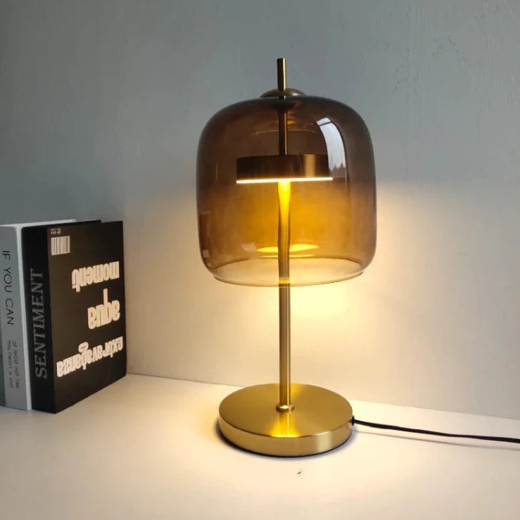 Bixby table lamp amber color