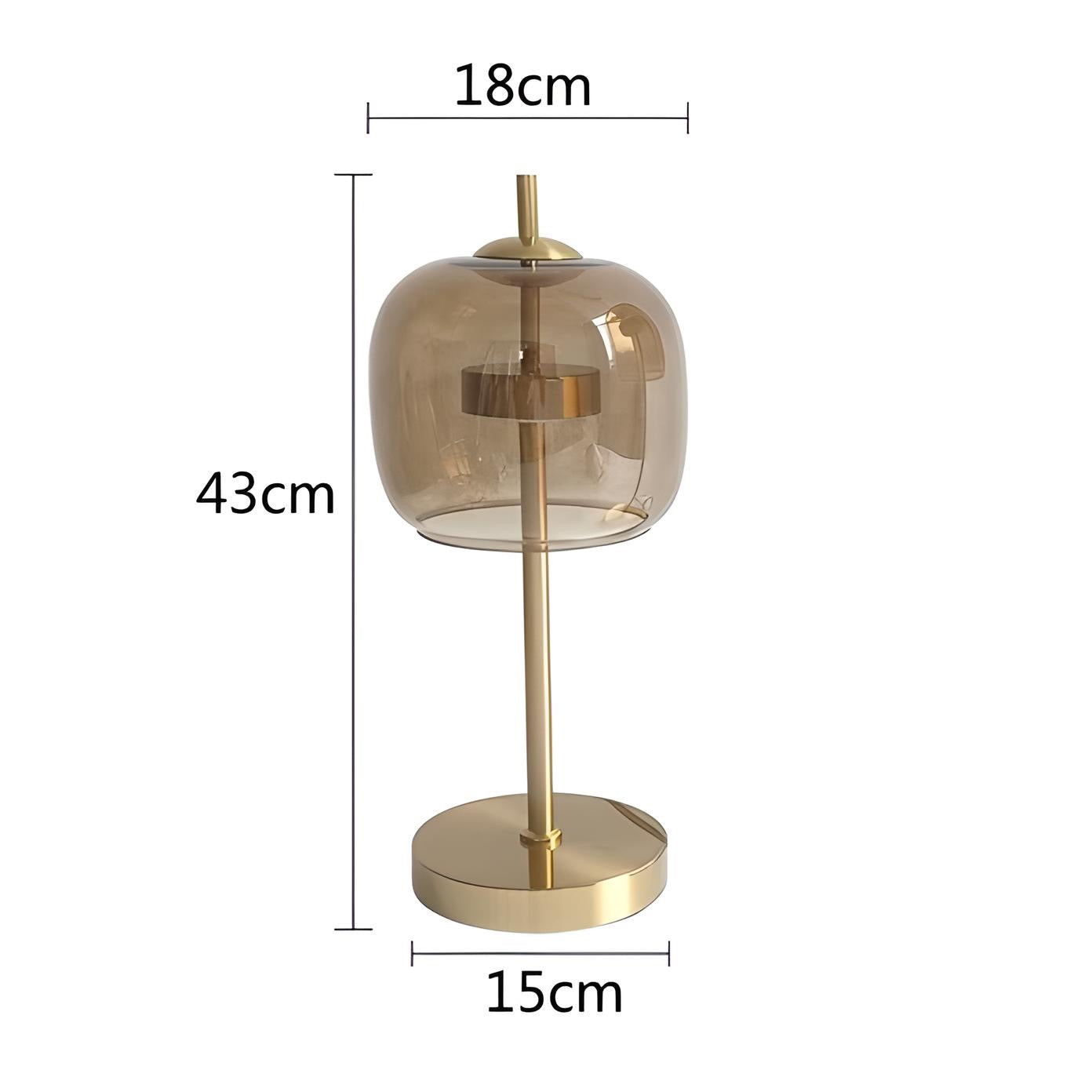 Bixby table lamp decor measurements