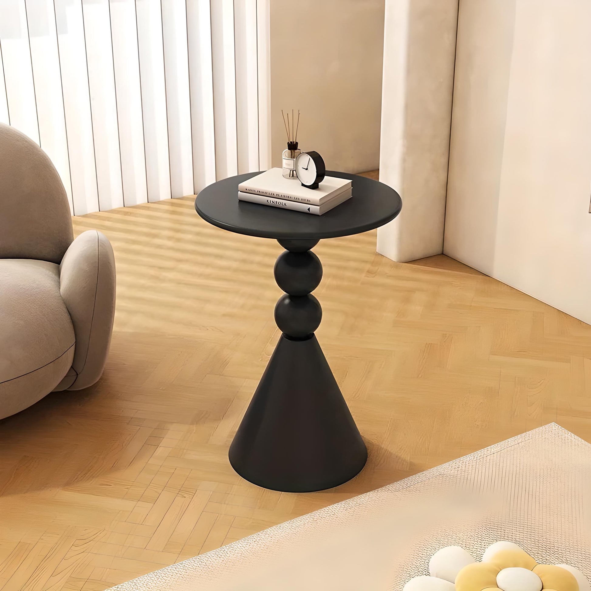 Ender side table living room home furniture black color