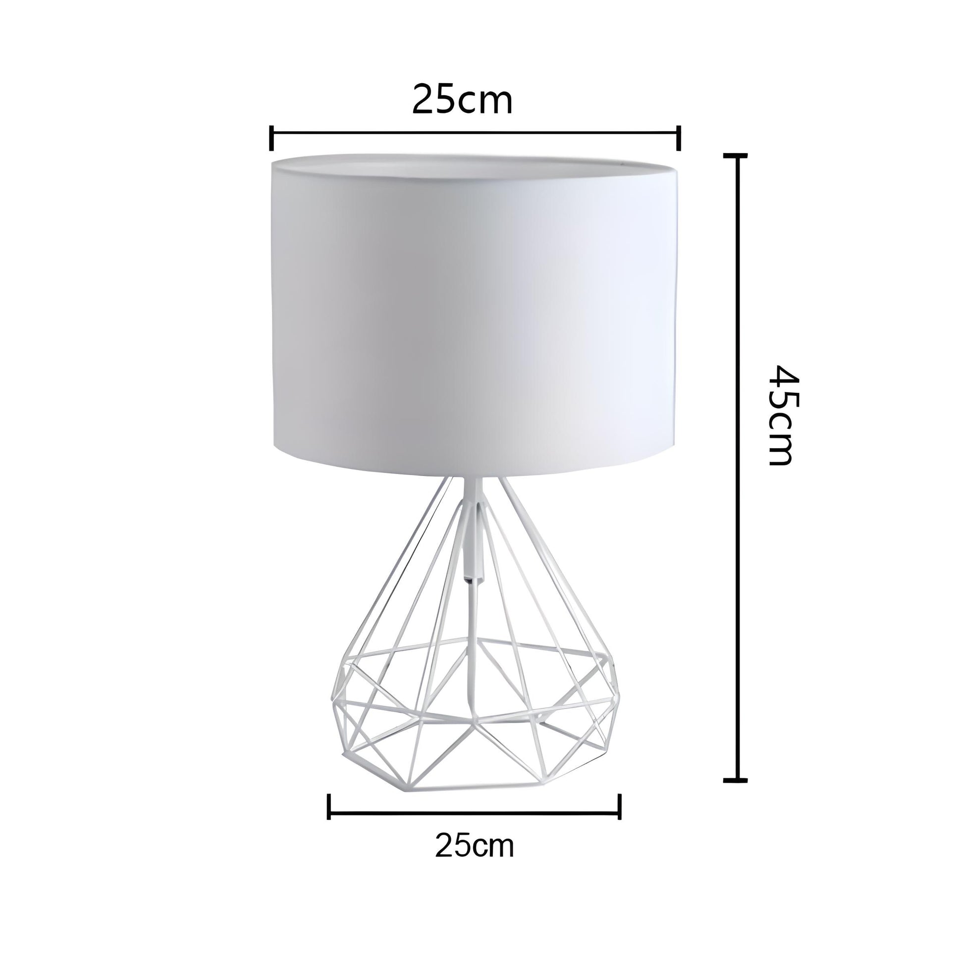 Finley table lamp measurements