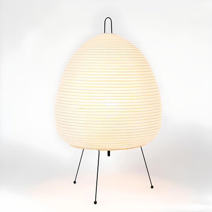 Kaede japandi paper table lamp home decor. 47cm height x 28cm width.