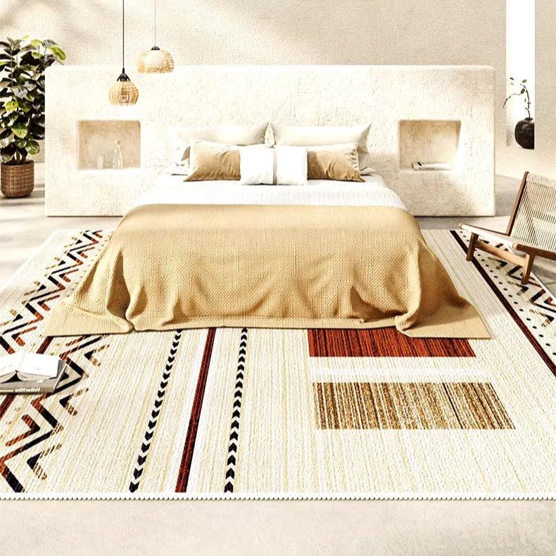 Loomis area rug - Moroccan and Boho inspired rug for living room, dining room, bedroom, office, or study.