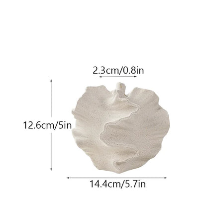 Ora vase measurements home decor beige color small size