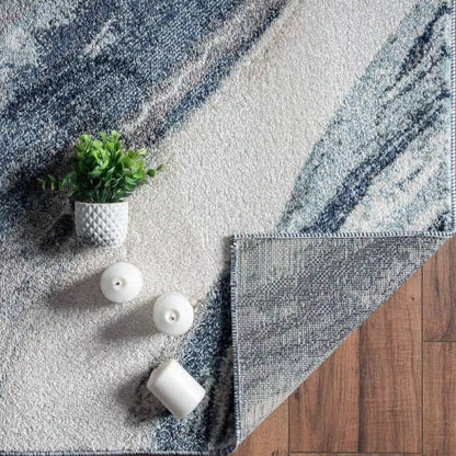 Waverly Area Rug for modern minimalist luxury home decor. Available in multiple sizes for living room, bedroom, dining room, study, or office.