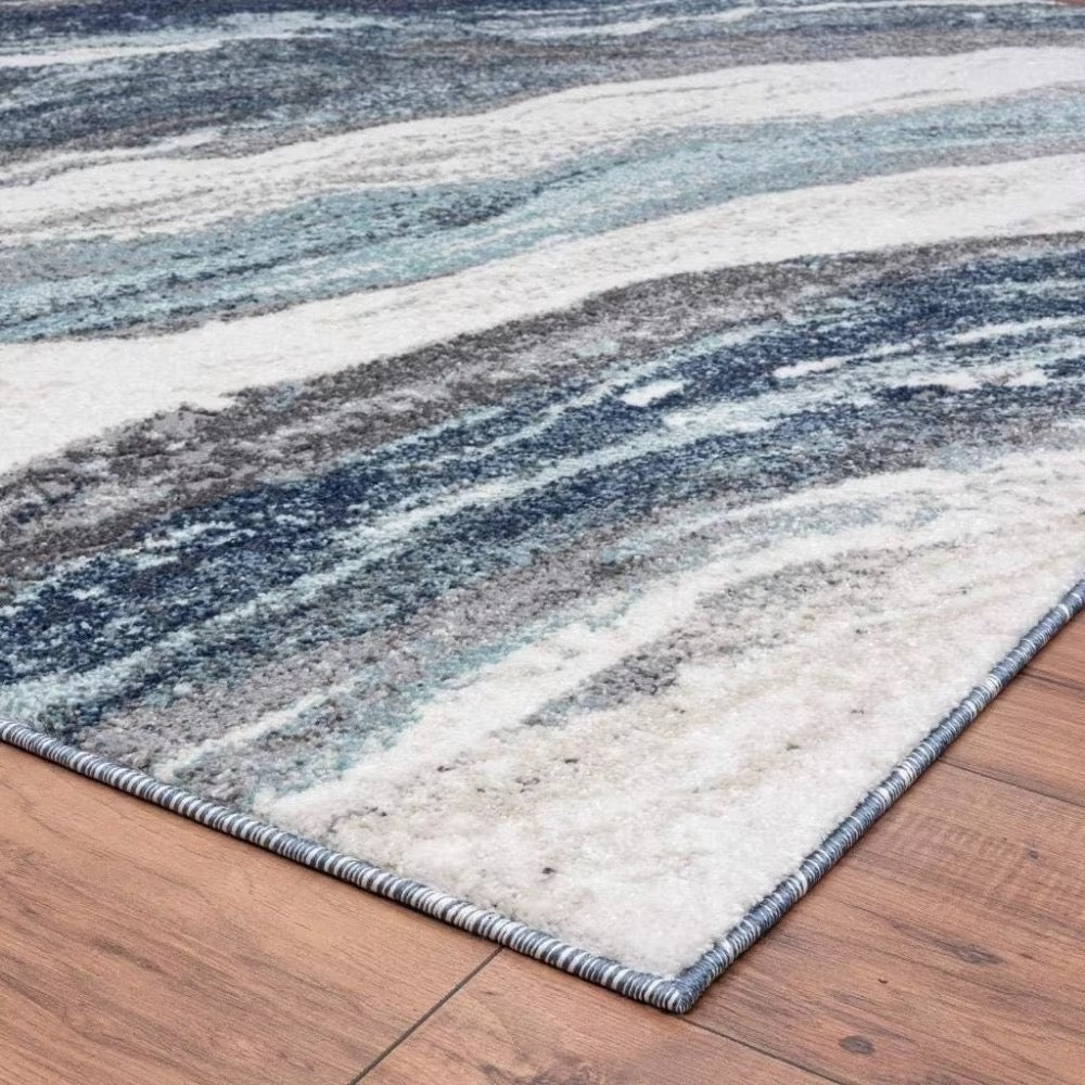 Waverly Area Rug for modern minimalist luxury home decor. Available in multiple sizes for living room, bedroom, dining room, study, or office.